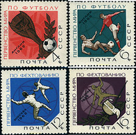 281081 HINGED UNION SOVIETICA 1966 VICTORIAS DEPORTIVAS - Collections