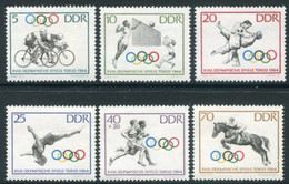 DDR / E. GERMANY 1964 Olympic Games I  MNH / **.  Michel  1033-38 - Ungebraucht