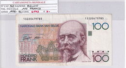 BELGIO 100 FRANCS 1982-94 P142 - 100 Francs