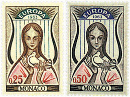 62086 MNH MONACO 1963 EUROPA CEPT - Andere & Zonder Classificatie