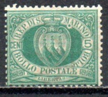 SAINT-MARIN 1895-9 * GOMME BICOLORE - Unused Stamps
