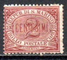 SAINT-MARIN 1895-9 * GOMME BICOLORE - Unused Stamps