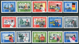 DDR / E. GERMANY 1964 15th Anniversary Of DDR  MNH / **.  Michel  1059-73 - Unused Stamps