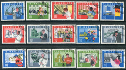 DDR / E. GERMANY 1964 15th Anniversary Of DDR  Used.  Michel  1059-73 - Gebraucht