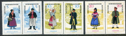 DDR / E. GERMANY 1964 Traditional Costumes Pairs   MNH / **.  Michel  1074-79 - Ungebraucht