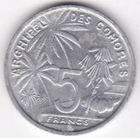 Archipel Des Comores , Republique Française 5 Francs 1964, En Aluminium , LEC#  37 - Comoras