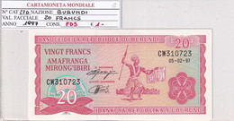 BURUNDI 20 FRANCS 1997 P27D - Burundi