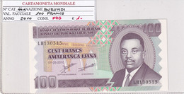 BURUNDI 100 FRANCS 2010 P44A - Burundi