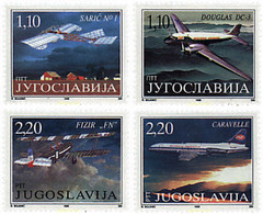 34362 MNH YUGOSLAVIA 1995 AVIONES ANTIGUOS - Usati