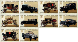30708 MNH VATICANO 1997 CARROZAS Y AUTOMOVILES PAPALES - Used Stamps