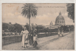 ITALIE ROME  SA MAJESTE  PIE X.DANS LES JARDINS DU VATICAN - Pesaro