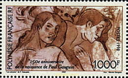 35579 MNH POLINESIA FRANCESA 1998 150 ANIVERSARIO DEL NACIMIENTO DEL PINTOR PAUL GAUGUIN - Oblitérés