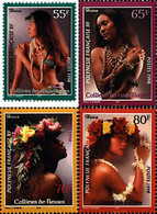 94336 MNH POLINESIA FRANCESA 1998 COLLARES DE CONCHAS Y FLORES - Gebruikt