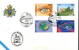 25142 MNH SAN MARINO 1995 20 ANIVERSARIO DE LA ORGANIZACION MUNDIAL DEL TURISMO - Gebraucht