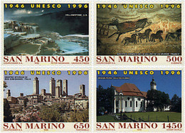 30882 MNH SAN MARINO 1996 50 ANIVERSARIO DE LA UNESCO - Gebraucht