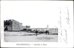 MANFREDONIA - CASTELLO E FARO - FOTO A. ADASSO - SPEDITA 1903 (12545) - Manfredonia