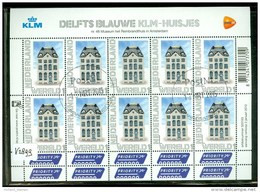 Nederland  NVPH  V 2899 * KLM * BLOK 10 X WERELD  * POSTFRIS GESTEMPELD * CAT. W. EURO 32,00 - Oblitérés