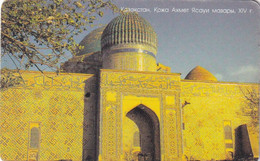 KAZAKHSTAN(chip) - Khodzha Ahmed Jassawi Mausoleum, Bank Center Credit, First Chip Issue 250 Units, Chip SC7, Used - Landscapes