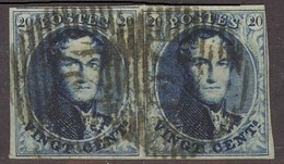 N° 7 In Paar Met P 124 VIELSALM Coba 25 - 1849-1865 Medaillen (Sonstige)