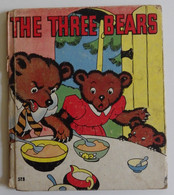 THE THREE BEARS Whitman Publishing 1938 Ill E. Hays Les 3 Ours Boucle D'or Grimm Conte - Contes De Fées Et Fantastiques