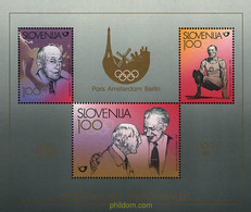 31041 MNH ESLOVENIA 1998 HOMENAJE AL GIMNASTA LEON STUKELJ - Zomer 1936: Berlijn