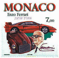 49057 MNH MONACO 1998 CENTENARIO DE ENZO FERRARI - Andere & Zonder Classificatie