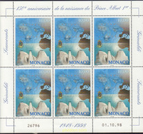 11870 MNH MONACO 1998 150 ANIVERSARIO DEL NACIMIENTO DEL PRINCIPE ALBERTO I - Otros & Sin Clasificación