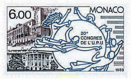 32483 MNH MONACO 1989 20 CONGRESO DE LA UNION POSTAL UNIVERSAL - Other & Unclassified