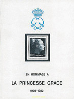 34802 MNH MONACO 1983 HOMENAJE A LA PRINCESA GRACE - Altri & Non Classificati