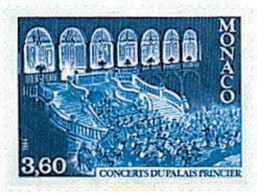 32465 MNH MONACO 1984 25 AÑOS DE CONCIERTOS EN EL PALACIO PRINCIPESCO - Otros & Sin Clasificación