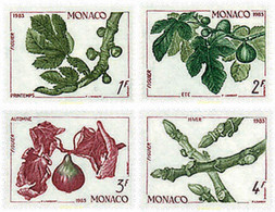 344734 MNH MONACO 1983 LAS CUATRO ESTACIONES DE LA HIGUERA - Altri & Non Classificati