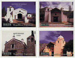 35614 MNH ARGENTINA 1998 CAPILLAS HISTORICAS - Usati