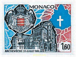 32675 MNH MONACO 1982 ARZOBISPADO DE MONACO - Altri & Non Classificati