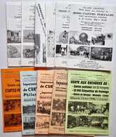 Lot 29 Catalogues Ventes/Enchères De Cartes Postales Anciennes à FALAISE (Calvados) Régionalisme (illustrations) /R107 - Libros & Catálogos