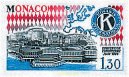 32447 MNH MONACO 1980 CONVENCION EUROPEA DE KIWANIS INTERNACIONAL - Altri & Non Classificati