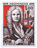 32444 MNH MONACO 1978 300 ANIVERSARIO DEL COMPOSITOR ANTONIO VIVALDI - Sonstige & Ohne Zuordnung