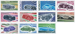 49045 MNH MONACO 1975 EVOLUCION DEL DISEÑO DEL AUTOMOVIL - Other & Unclassified