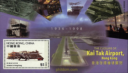 46515 MNH HONG KONG 1998 CLAUSURA DEL AEROPUERTO DE KAI TAK - Colecciones & Series