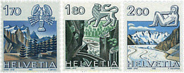 128620 MNH SUIZA 1983 SIGNOS DEL ZODIACO Y PAISAJES - Astrologie