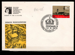 POL-08 / Pologne Tempo Expo Philatélique PRAGUE 1973 Cachet Couronne - Machines à Affranchir (EMA)