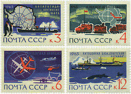 43260 MNH UNION SOVIETICA 1963 INVESTIGACIONES ARTICAS Y ANTARTICAS - Collezioni