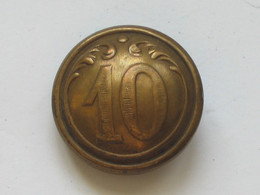 Ancien Bouton Militaire - Bombé -  N° 10   **** EN ACHAT IMMEDIAT **** - Boutons