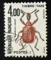 N° TAXE 108 4F Insecte Re-entry Oblit TB Cote 25€ - 1960-.... Used