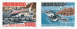 76917 MNH MONACO 1990 30 CONGRESO DE LA ASOCIACION INTERNACIONAL DE AEROPUERTOS CIVILES - Sonstige & Ohne Zuordnung