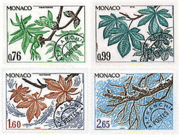 95425 MNH MONACO 1980 LAS CUATRO ESTACIONES DEL CASTAÑO - Andere & Zonder Classificatie