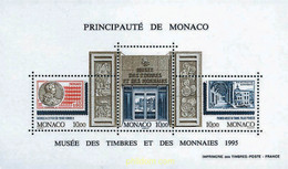 34847 MNH MONACO 1995 MUSEO DE LOS SELLOS Y DE LAS MONEDAS - Autres & Non Classés