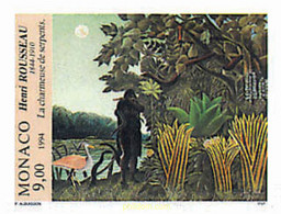 77464 MNH MONACO 1994 150 ANIVERSARIO DEL NACIMIENTO DEL PINTOR HENRI ROUSSEAU - Andere & Zonder Classificatie