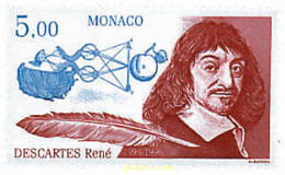 32527 MNH MONACO 1996 400 ANIVERSARIO DEL NACIMIENTO DE RENE DESCARTES - Otros & Sin Clasificación