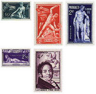 227636 HINGED MONACO 1948 HOMENAJE AL ESCULTOR FRANCOIS-JOSEPH BOSIO - Altri & Non Classificati