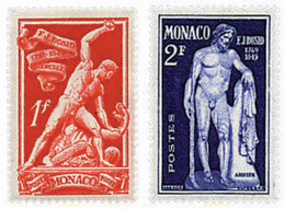 354049 MNH MONACO 1948 HOMENAJE AL ESCULTOR FRANCOIS-JOSEPH BOSIO - Altri & Non Classificati